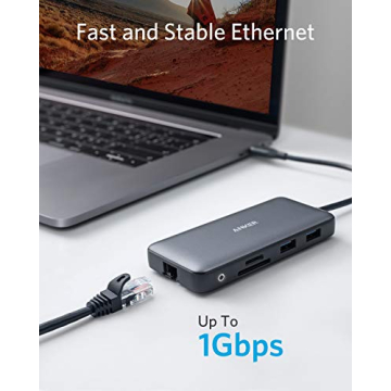 Anker 553 USB-C Hub 8-in-1 Adapter with Dual 4K HDMI