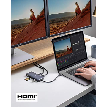 Anker 553 USB-C Hub 8-in-1 Adapter with Dual 4K HDMI