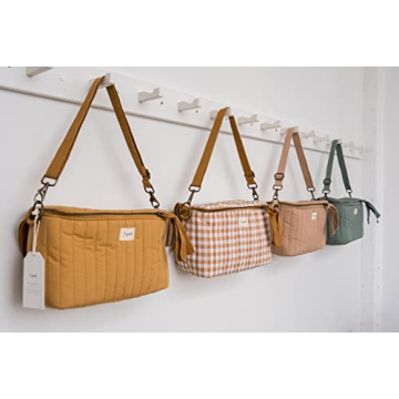 3 Sprouts Stylish Stroller Organizer with Zip & Cup Holder