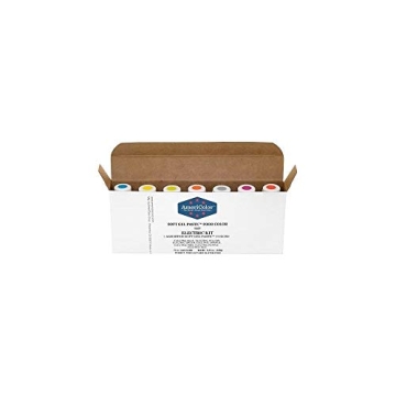 AmeriColor Electric Soft Gel Paste Color Kit for Baking