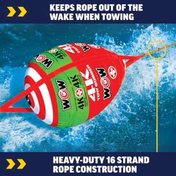 WOW Watersports 4K Tow Bobber Tow System for Thrilling Rides