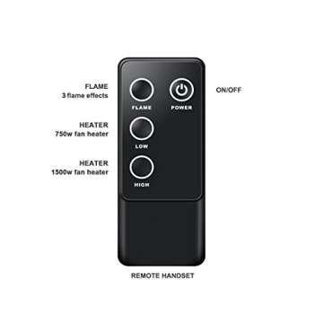 PuraFlame Western Electric Fireplace Insert for Cozy Ambiance