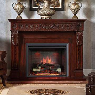 PuraFlame Western Electric Fireplace Insert for Cozy Ambiance