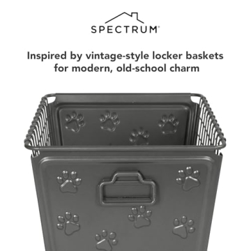 Spectrum Macklin Basket for Pet Toy Organization