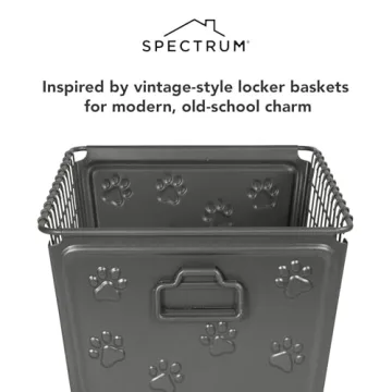 Spectrum Macklin Basket for Pet Toy Organization