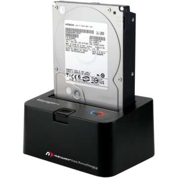 NewerTech Voyager S3, 0GB Drive Dock Enclosure, USB 3.0 Interface, SATA 6Gb/s, (NWTU3S3HD), For hot-...
