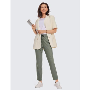 CRZ YOGA Women's 4-Way Stretch Golf Pants Comfort & Style