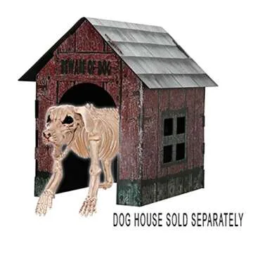 Crazy Bonez Skeleton Dog for Spooky Decor