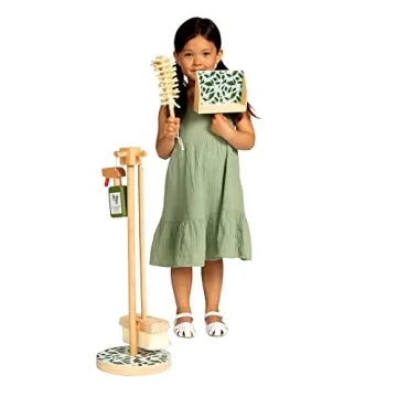 Wooden Pretend Housekeeping Cleaning Set for Kids