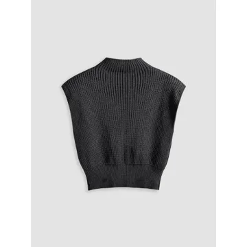 CIDER Women’s Mock Neck Sleeveless Sweater Vest for All Occasions