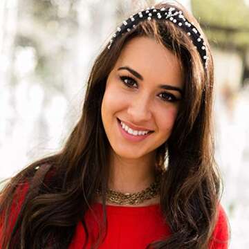 WILLBOND Retro Velvet Pearl Headband Set for Women