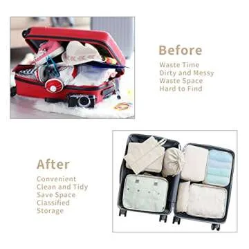 BRAQ 9 Pcs Packing Cubes for Suitcase Set Luggage Organizers, Lightweight Travel Essential Bag with Large Toiletries Bag for Clothes Shoes