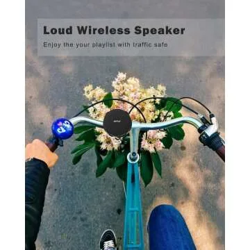 Waterproof Bluetooth Bicycle Speakers with Mic