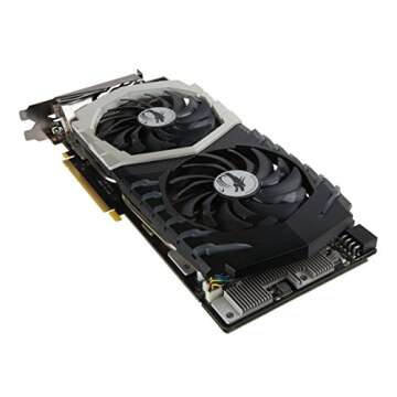 MSI Gaming GeForce GTX 1070 8GB GDDR5 SLI DirectX 12 VR Ready Graphics Card (GTX 1070 Quick Silver 8G OC)