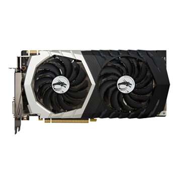 MSI Gaming GeForce GTX 1070 8GB GDDR5 SLI DirectX 12 VR Ready Graphics Card (GTX 1070 Quick Silver 8G OC)