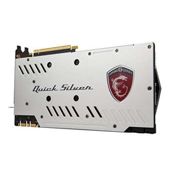 MSI Gaming GeForce GTX 1070 8GB GDDR5 SLI DirectX 12 VR Ready Graphics Card (GTX 1070 Quick Silver 8G OC)