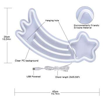 Meteor Neon Lights for Home and Party Decor