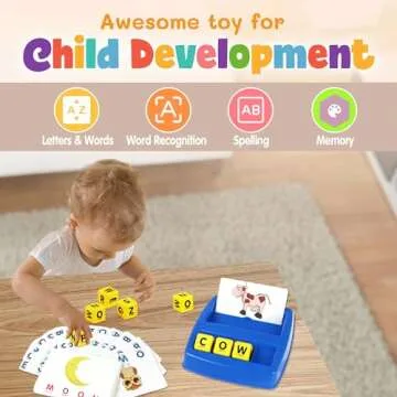 Educational Matching Letter Game for Kids Ages 3-8