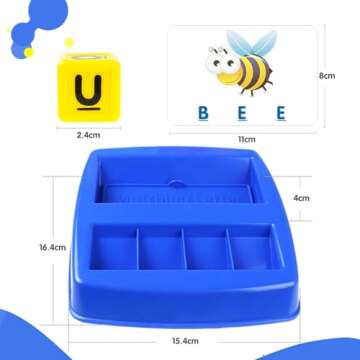 Educational Matching Letter Game for Kids Ages 3-8