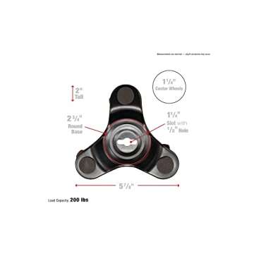 Move-It 9299 Steel Tri-Dolly - Carry 200 lbs with Ease