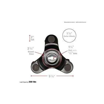 Move-It 9299 Steel Tri-Dolly - Carry 200 lbs with Ease