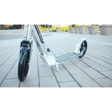 Razor A5 DLX Kick Scooter for Kids Ages 8+ - 8" Urethane Wheels, Foldable, Anti-Rattle Handlebars, For Riders up to 220 lbs