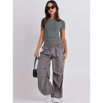 Stylish ANRABESS Women's Summer Slim Fit Crop Top