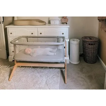 Newton Baby Fitted Sheets for Bassinet & Bedside Sleeper (2-Pack) - Ultra-Breathable, Washable and Ultra-Soft, 100% Muslin Cotton, 19" x 35", Grey