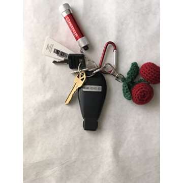 Handmade Cherry Plush Keychain - Unique Gift Accessory