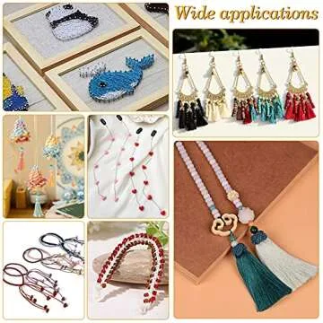 arricraft 19 Colors Polyester Cord for Jewelry Making