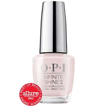 OPI Infinite Shine 2 Long-Wear Lacquer, Lisbon Wants Moor OPI, Light Pink Long-Lasting Nail Polish, 0.5 fl oz