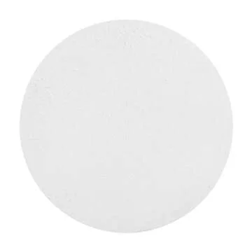 JONATHAN Y TBL1108A Hollie 18" Minimalist Modern Drum Indoor/Outdoor Accent Table Pedestal, Contemporary, Mid-Century, Art Deco, Bohemian, Patio, Garden Room, Bathroom, Living Room, White Frosted