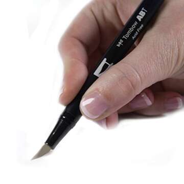 Tombow Dual Brush Pen Art Markers, Warm Gray 2 N79, 1-Pack