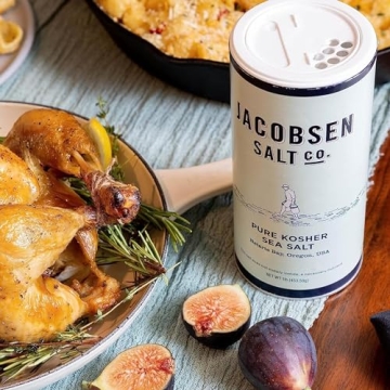 Jacobsen Salt Co. Pure Kosher Sea Salt for Gourmet Cooking