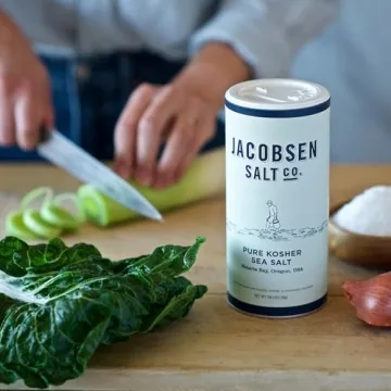 Jacobsen Salt Co. Pure Kosher Sea Salt for Gourmet Cooking