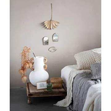 Creative Co-Op Cotton Stitched Bed Cover Set for Queen