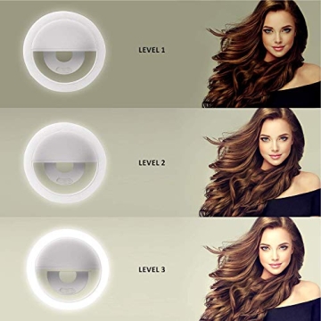 Rechargeable Selfie Ring Light for Photography and Videos