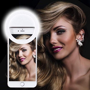 Rechargeable Selfie Ring Light for Photography and Videos