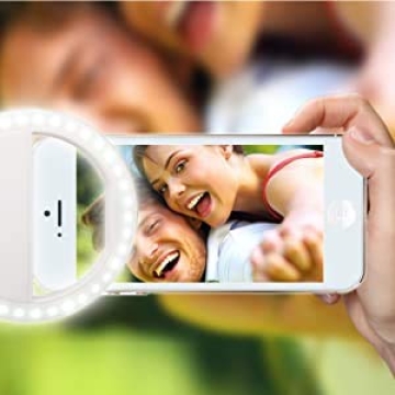 Rechargeable Selfie Ring Light for Photography and Videos