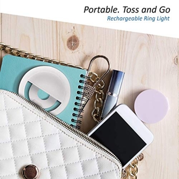 Rechargeable Selfie Ring Light for Photography and Videos