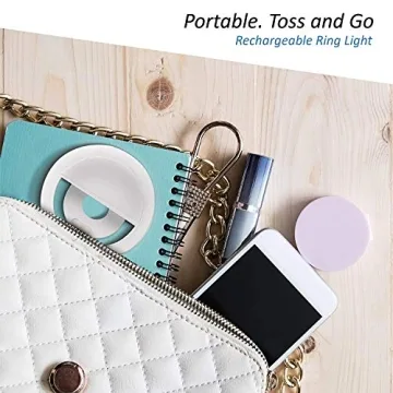 Rechargeable Selfie Ring Light for Photography and Videos