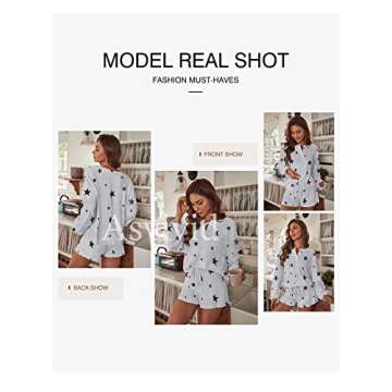 Comfortable Asvivid Tie Dye Lounge Pajama Set for Women