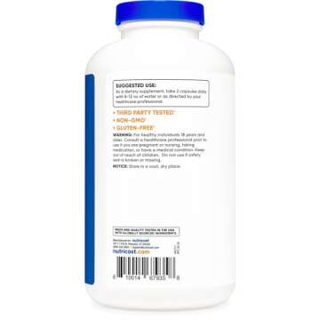 Nutricost L-Lysine 1000mg - 250 Servings of Quality Wellness