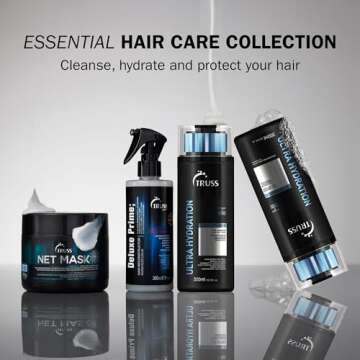 TRUSS Ultra Hydration Shampoo - Intense Moisturizing Shampoo for Color Treated Hair - Repair Damage + Add Shine with Our Hydrating Shampoo for Dry Hair - Anti Frizz Humidity Protection (300 ml)