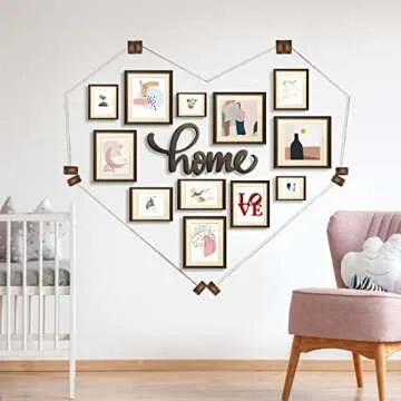 Emfogo Picture Frames Collage Wall Decor for Photo Display