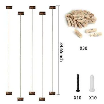 Emfogo Picture Frames Collage Wall Decor for Photo Display