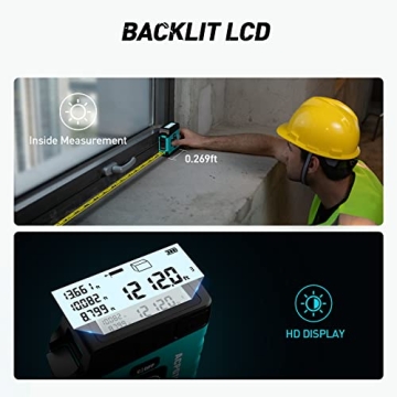 Advanced 2-in-1 Digital Tape Measure with LCD Display