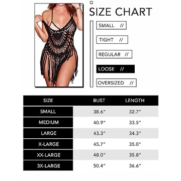 Ekouaer Women's Crochet Bikini Cover Up Dress