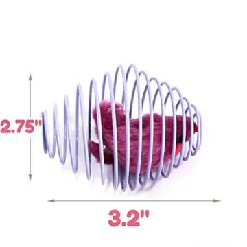 Fejapa 10 Pack Cat Spring Balls for Interactive Playtime