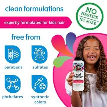 SoCozy Curl Shampoo | For Kids Hair | Ultra-Hydrating Cleanser | No Parabens, Sulfates, Synthetic Colors or Dyes, Sweet-Crème, 10.5 Fl Oz